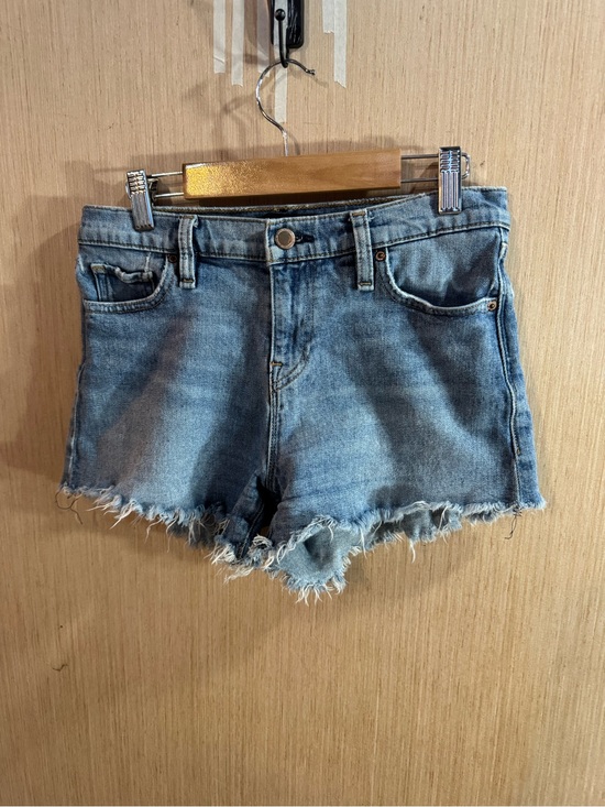 Hudson Jeans Pants - Hudson Jeans Light Wash Gemma Frayed Denim Cutoff Shorts Size 25